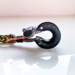 Anello di frizione ad apertura extra leggera con grillo tessile in dyneema