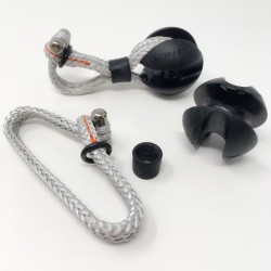 composant d'une block shackle nub, manille textile et anneau à friction nub