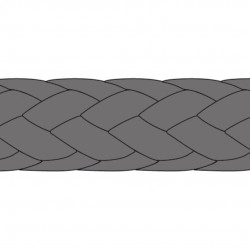 Drizza e scotta HMPE | Treccia singola a 12 trecce