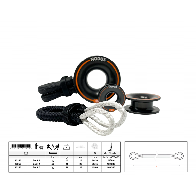Loop Dyneema® connecteur pour anneau à friction Lock-B®