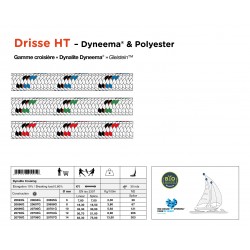 Cordage pour Drisse Dynalite Dyneema® Polyester