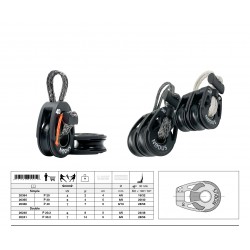 Pulley for Sailboat | P® Hi-Tech double Blocks