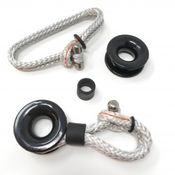 Soft shackle in Dyneema® wiht friction ring | Block-shackle® friction