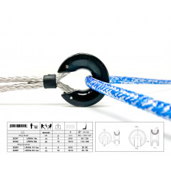 Loop textil Dyneema® con anillo de fricción - LR® Hook