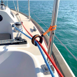 Anello guida per scotta e scotta con occhiello extra-largo | C-Tech XL in carbonio